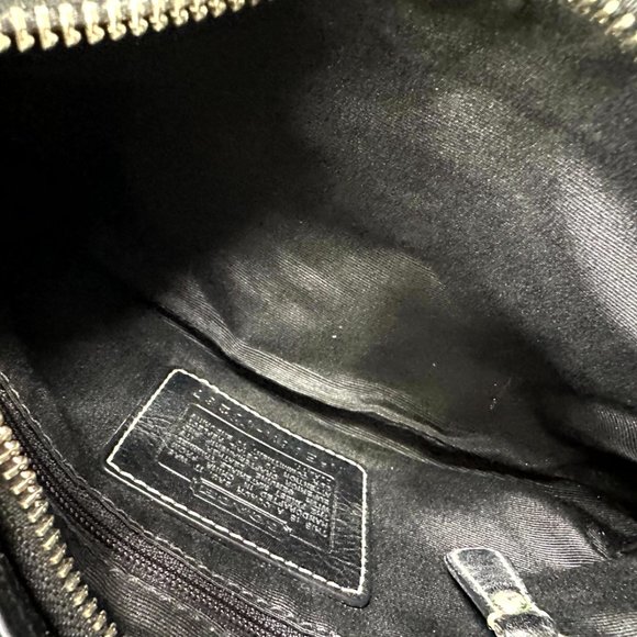 COACH Hampton 10287 Black Signature Multi Textures Mini Shoulder Bag Very Rare - Picture 9 of 9